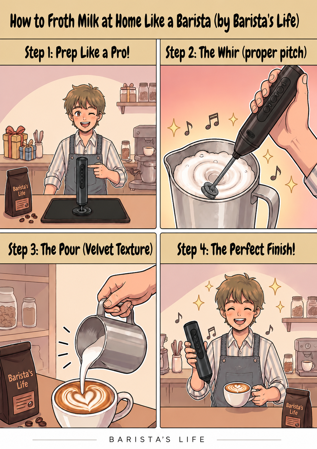 How to Froth Milk at Home Like a Barista